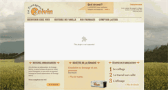 Desktop Screenshot of fromagerieboivin.com